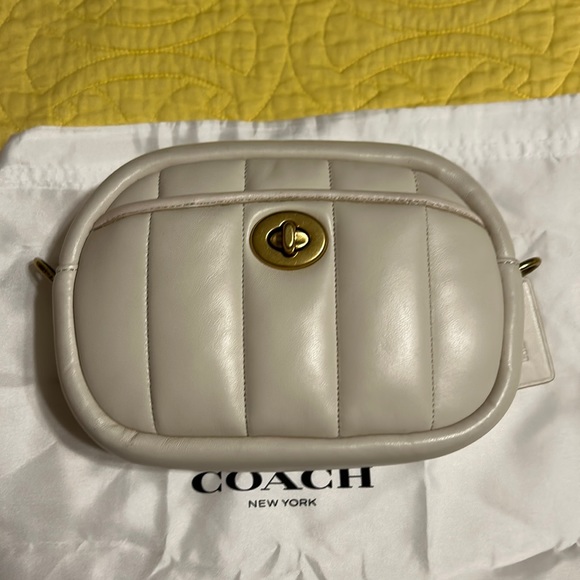 Coach cream quilted camera bag - Picture 2 of 9